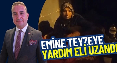 Levent Kama Yaşlı Teyzeye Yardım Eli Uzattı