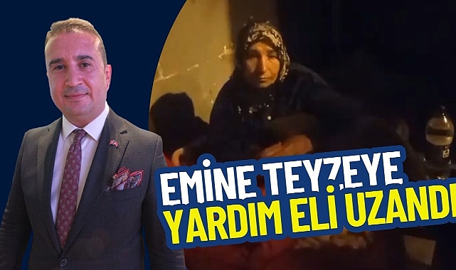 Levent Kama Yaşlı Teyzeye Yardım Eli Uzattı