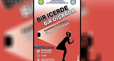 Pandemi ve deprem! Harran Üniversitesi'nde kısa film gösterimi yapılacak