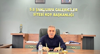 S.S Şanlıurfa Yeni Galericiler Sitesi Kooperatif başkanı Cevher Taş düğmeye bastı.