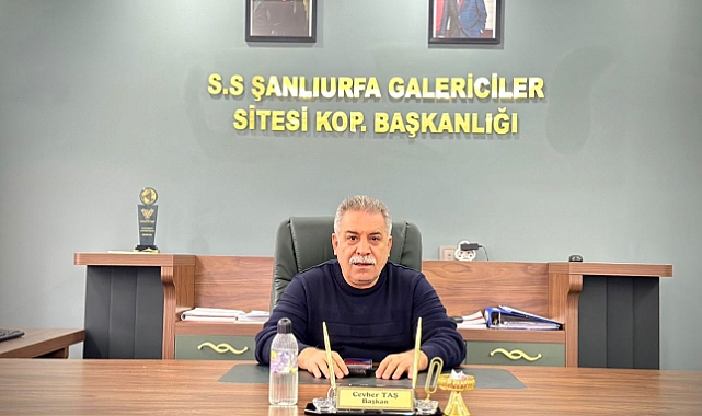 S.S Şanlıurfa Yeni Galericiler Sitesi Kooperatif başkanı Cevher Taş düğmeye bastı.