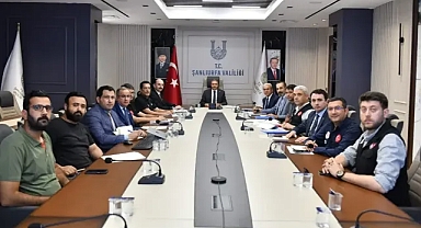 Şanlıurfa'da depreme ilişkin toplantı!