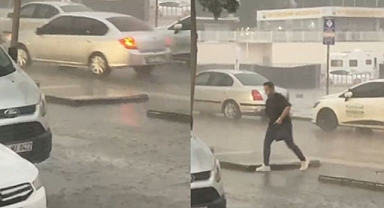 Şanlıurfa'da gök gürültülü sağanak yağış etkili oldu!