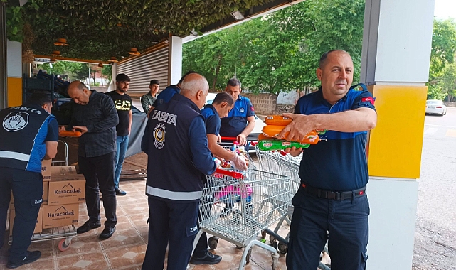 Siverek zabıtası son kullanım tarihi geçen ürünlere el koydu