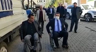 Tüysüz, tekerlekli sandalyeye bindi! İlk önergesi engellilerle ilgili oldu!