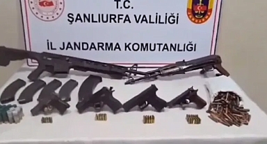 Urfa’da 6 adreste arama! Silah, mühimmat ve uyuşturucu ele geçirildi!