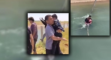 Urfa'da bir çocuk sulama kanalına düştü! Çiftçilerin yardımıyla kurtarıldı!