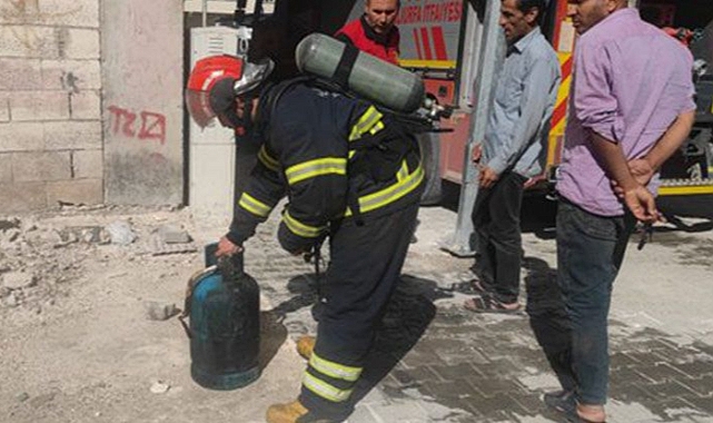 Urfa'da bir evde korkutan yangın!
