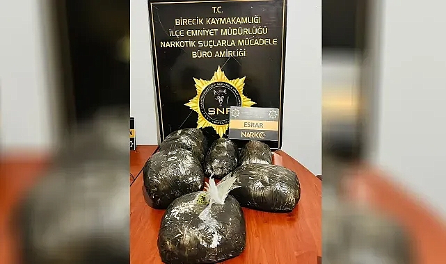 Urfa’da ele geçirildi! 7 kilo 360 gram!