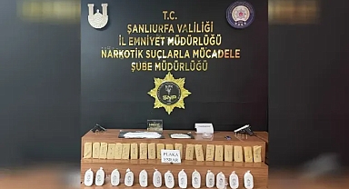 Urfa’da narkotik operasyonu! Çok miktarda uyuşturucu madde ele geçirildi!