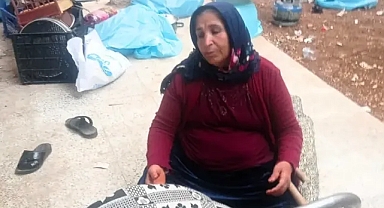 Urfa'da sokakta kalan kadın yardım bekliyor!