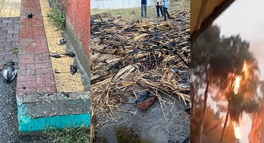 Urfa'da yıldırımın düşmesi sonucu küle döndüler!