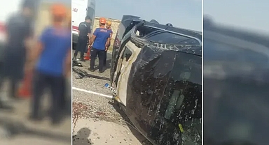 YRP Şanlıurfa İl Gençlik Kolları Başkanı kaza yaptı!