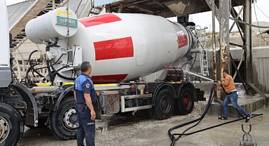 Zabıtalardan Beton Firmalarına Yönelik Denetim