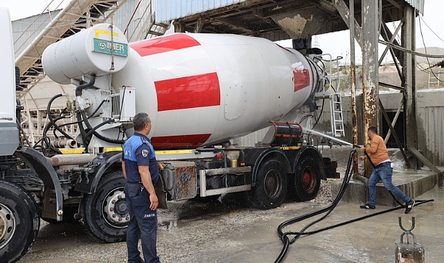 Zabıtalardan Beton Firmalarına Yönelik Denetim