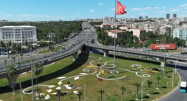Abide Kavşağı’ndaki peyzaj düzenlemesi