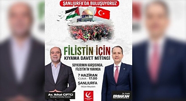 Başkan Nihat Çiftçi'den Filistin Mitingine Davet