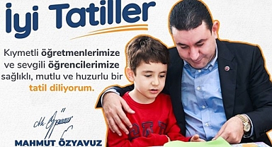 Başkan Özyavuz'un Karne Günü Mesajı