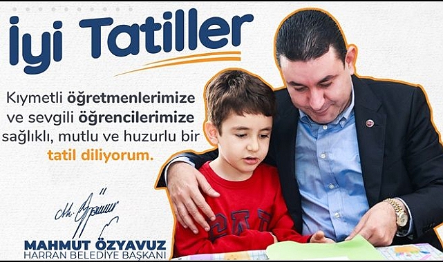 Başkan Özyavuz'un Karne Günü Mesajı