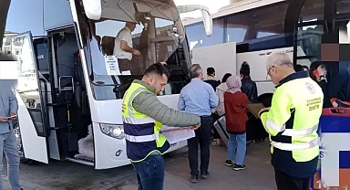 Bayram öncesi otogarlarda dikkat çeken çalışma!