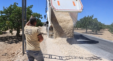 Birecik 'te sathi asfalt öncesi son hazırlıklar tamam