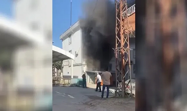 Bozova Belediyesi’nde yangın çıktı!