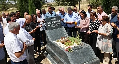 Feridun Yazar mezarı başında anıldı