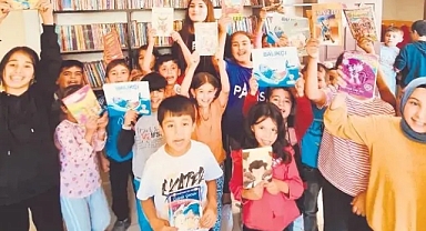 Köy okulları kitap ve sanatla buluşuyor