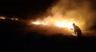 Şanlıurfa'da bir anda alevler yükseldi!