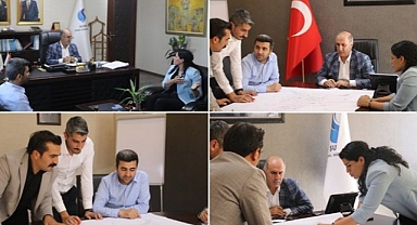 Suruç Belediyesi Eş Başkanları ŞUSKİ Genel Müdürü ile Görüştü