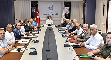 Urfa'da anız yangınlarına ilişkin toplantı!