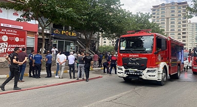 Urfa'daki poligonda korkutan yangın!