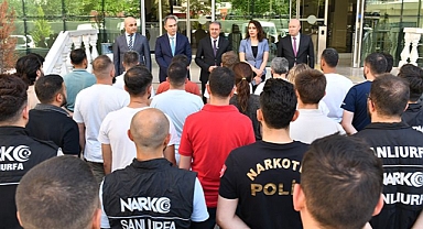 Vali Şıldak Narkotik Şube Müdürlüğü ekipleri ile buluştu!