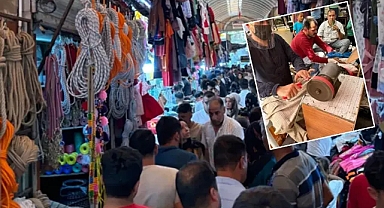 Vatandaş sıra bekliyor! Şanlıurfa’da bayram öncesi en yoğun yer oldu!