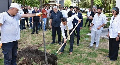 30. yıl için hatıra ormanı kuruldu
