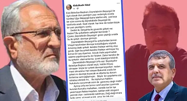 Abdülkadir İkbal 'den Zeynel Abidin Beyazgül ve kardeşine yönelik sert eleştiriler
