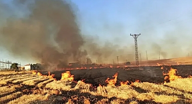 Anız yakmanın olumsuz etkileri sürüyor: Şanlıurfa’da 16 mahalle elektriksiz kaldı!