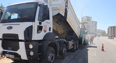 Büyükşehir'den Deforme Olan Yollarda Asfalt Çalışması