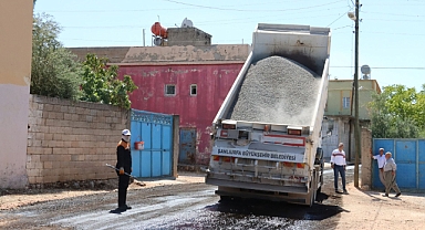 Halfeti ve Birecik 'te sathi kaplama çalışmaları