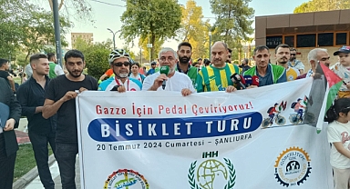 İHH dan Gazze İçin Bisiklet Turu! Pedallar Gazze İçin Çevrildi