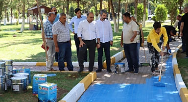 Karaköprü'de Yeşil Alanlarda Kapsamlı Bakım Ve Onarım