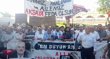 Şanlıurfa'da İsmail Haniye İçin Gıyabi Cenaze Namazı Düzenlendi