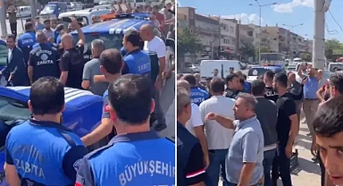 Şanlıurfa’da zabıta ile esnaf arasında arbede! 2 yaralı!