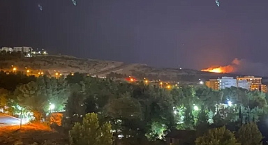 Şanlıurfa Şehir Hastanesine yakın noktada yangın!