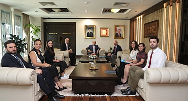 UNICEF Heyeti Başkan Gülpınar'ı Ziyaret Etti