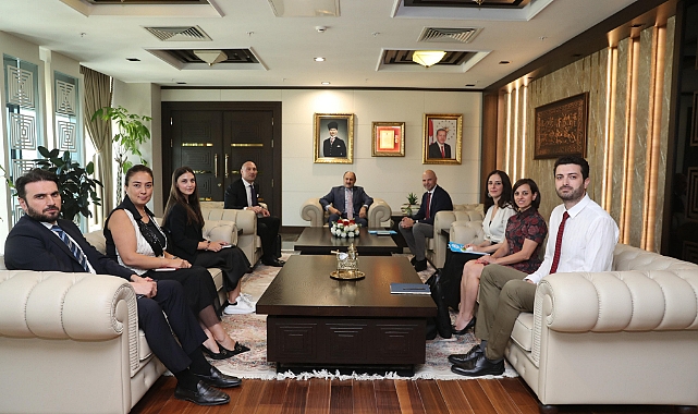 UNICEF Heyeti Başkan Gülpınar'ı Ziyaret Etti