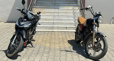Urfa'da çalıntı motosikletler bulundu!