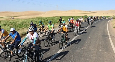Urfa'daki bisikletçiler Schmidt için pedalladı