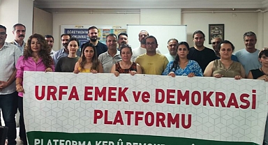 Urfa'daki platformdan mültecilere yönelik şiddet olaylarına tepki!