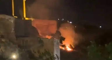 Urfa Kalesi civarında yangın çıktı!